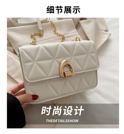 Quilted Flap Crossbody Shoulder Bag