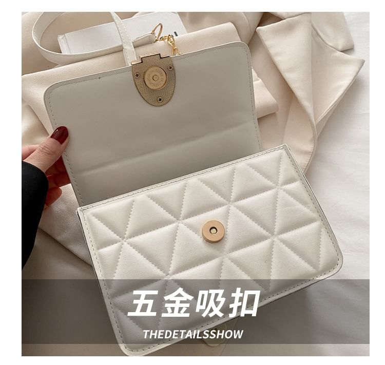Quilted Flap Crossbody Shoulder Bag