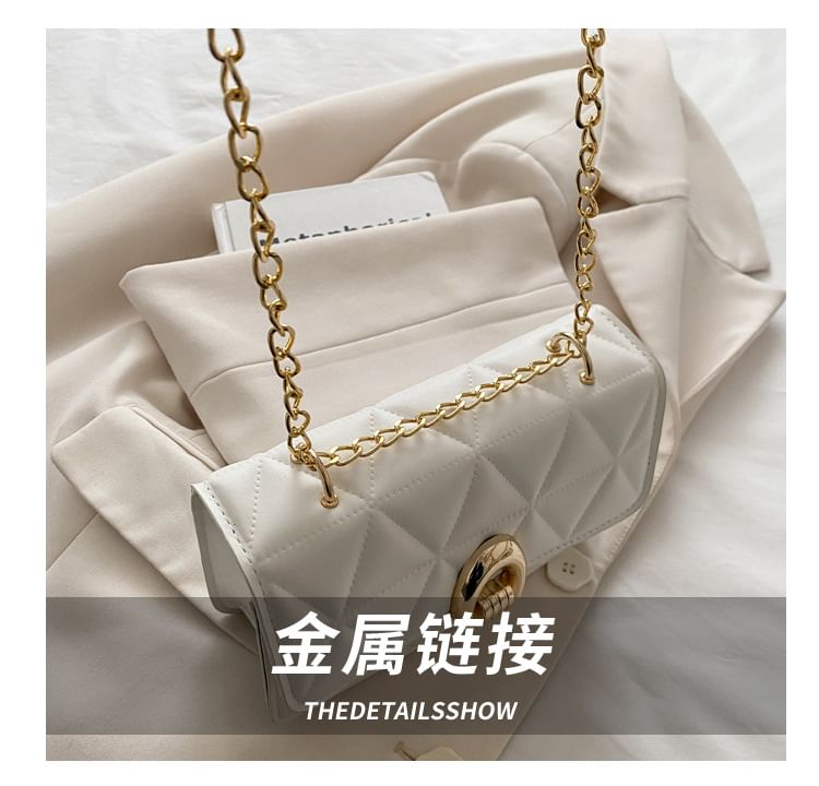 Quilted Flap Crossbody Shoulder Bag