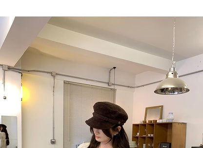 Classic Buttoned Front Long Sleeve Solid Casual Top