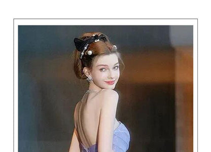 Gown Evening Mesh A-Line Tiered Strapless Panel