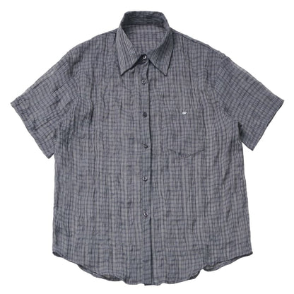 Button Front Plaid Shirt in Assorted Styles