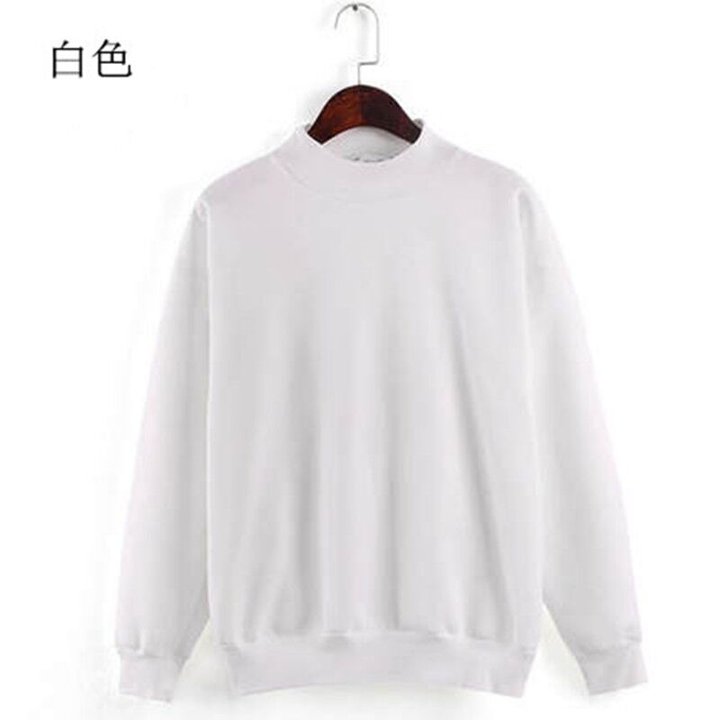 Fleece-Lined Pullover with Mock Neck