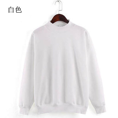 Fleece-Lined Pullover with Mock Neck