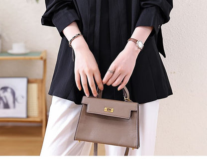 Plain Blouse with Long Sleeves and Neck Tie Detail