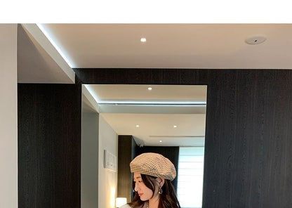 Buttoned V Neck Long Sleeve Solid Knit Blouse