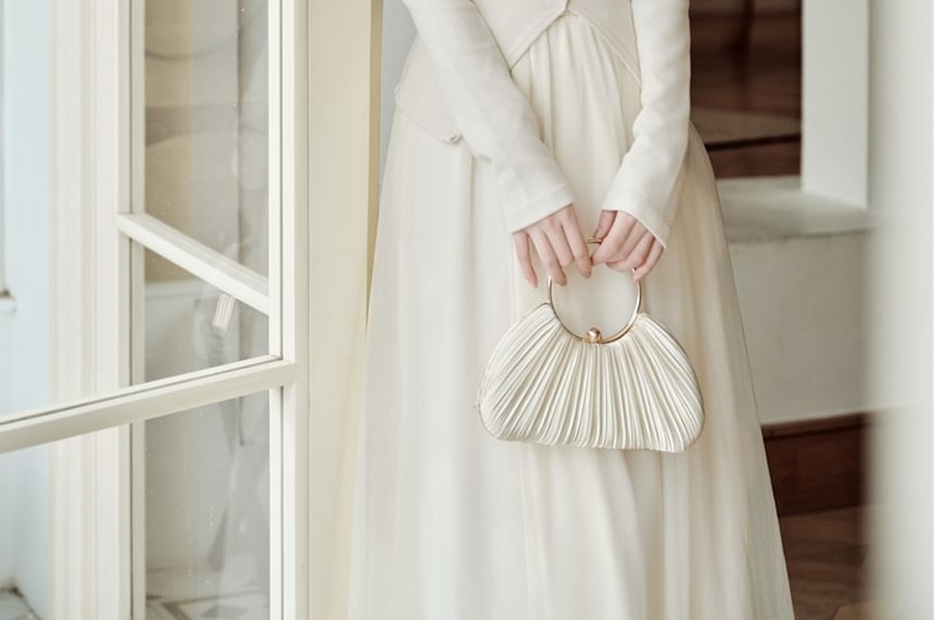 Solid Long-Sleeve Knit Top & High-Rise Maxi A-Line Skirt Set