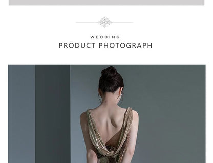 Sleeveless Cowl Neck Open Back Sequin Mermaid Evening Gown