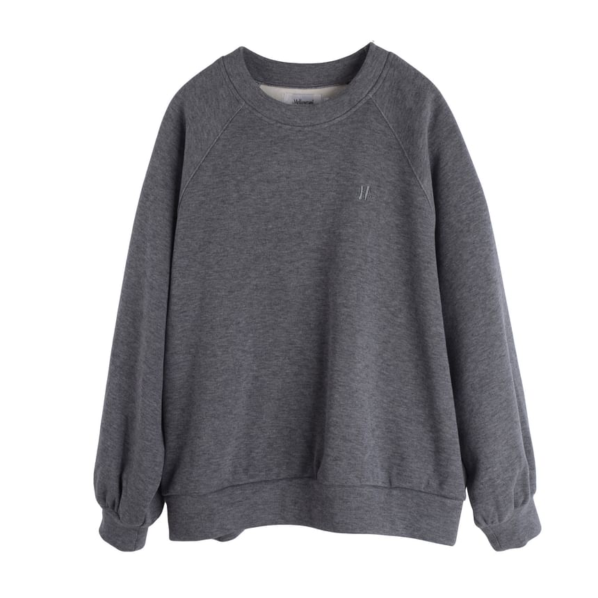 Plus Size Stand Collar Melange Padded Button Vest / Round Neck Pullover / Drawstring Waist Baggy Sweatpants