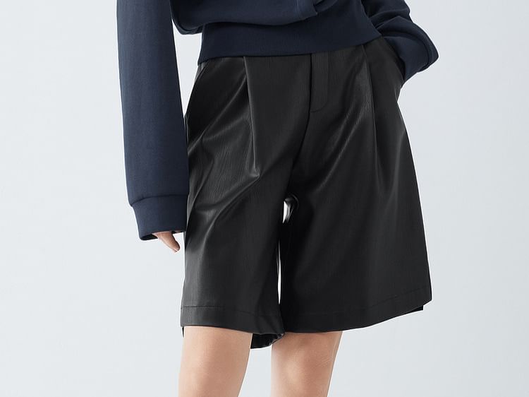 Mock Two-Piece Sweatshirt with Striped Panel Detail