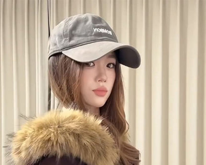 Plain Fluffy Trim Zip Hoodie