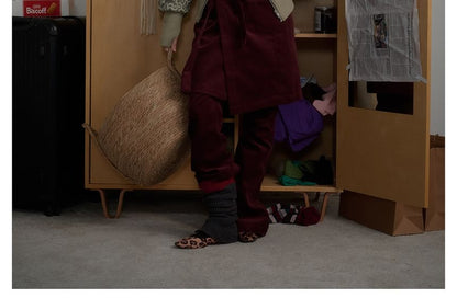 Faux Fur-Trim Leopard-Print Hooded Jacket