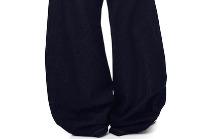 Washed Wide Leg Jeans + Plaid Wrap Skirt Set