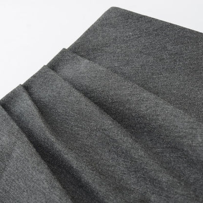 Ruched Asymmetrical Slit Midi Pencil Skirt
