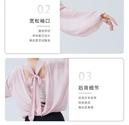 Solid Cropped Tee with V-Neck and Long Sleeves