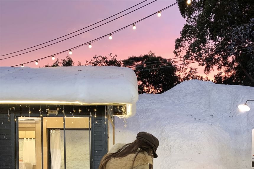 Furry Trim Padded Zip-Up Jacket