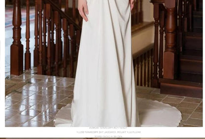 Sleeveless Glitter Mermaid Evening Gown