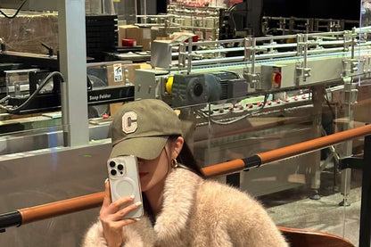 Stand Collar Fluffy Jacket