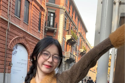 Furry Fur Zip-Up Cardigan