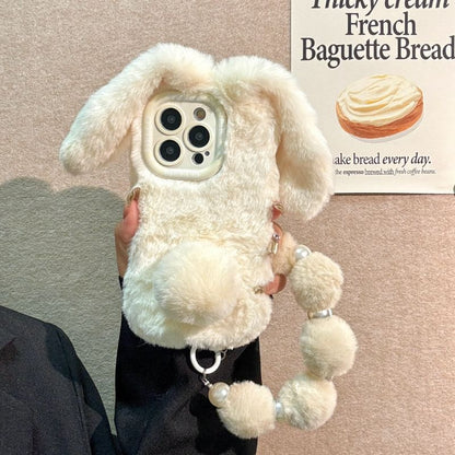 Rabbit Ear Chenille Phone Case