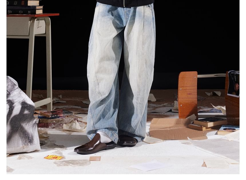 Detachable Faux Fur-Trim Hooded Wool Jacket