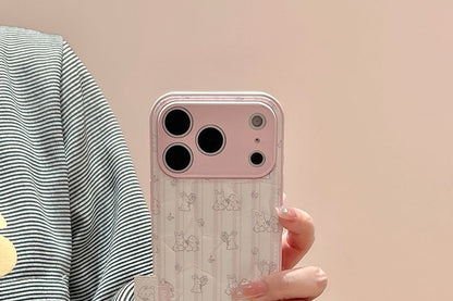 Rabbit Striped Phone Case / Strap / Set