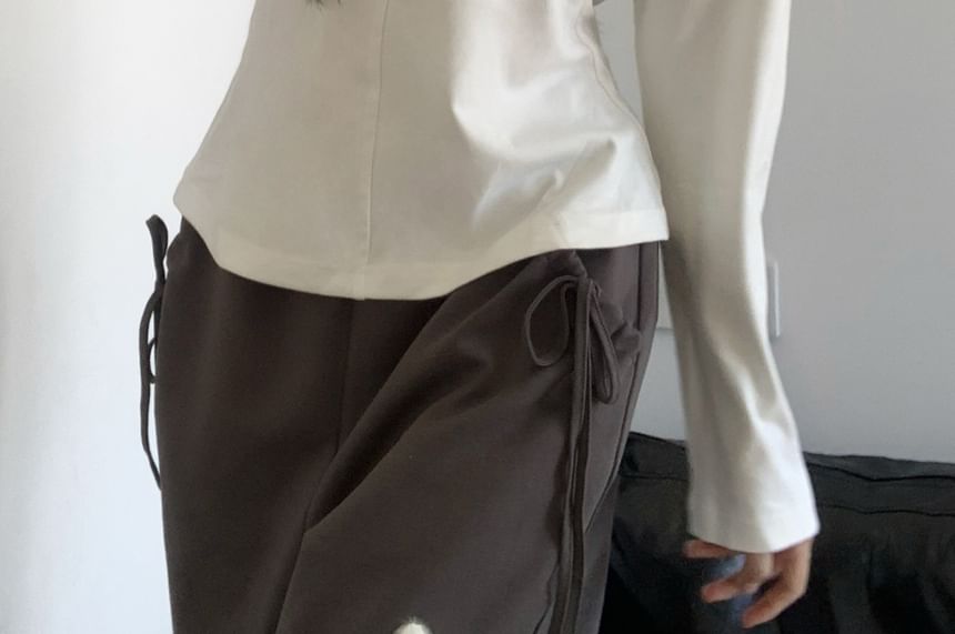 V-Neck Long-Sleeve Tee