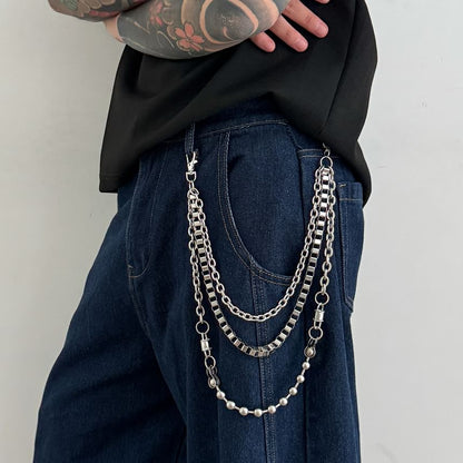 Alloy Layered Pants Chain