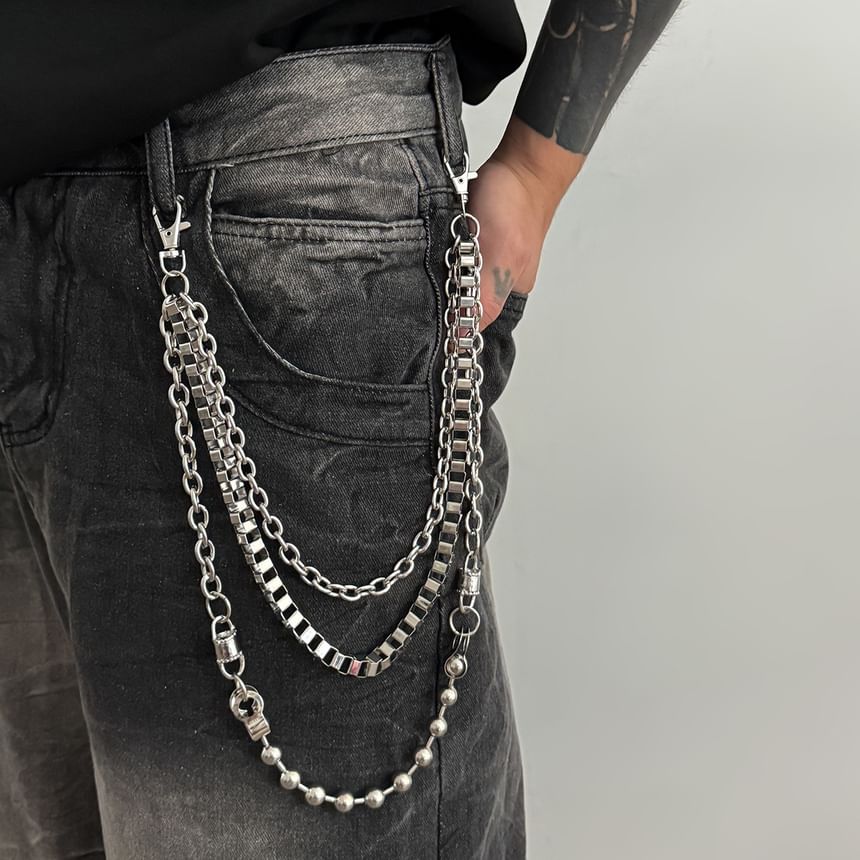 Alloy Layered Pants Chain