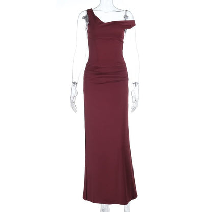 Slim Fit Tank Top & Slit Maxi Pencil Skirt Set