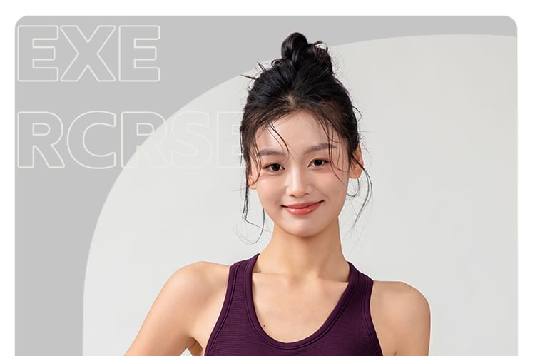 Racerback Solid Tank Top