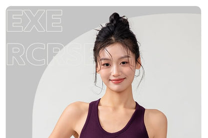 Racerback Solid Tank Top
