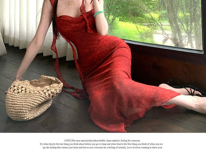 Sleeveless Sweetheart Neckline Lace Maxi Sheath Dress