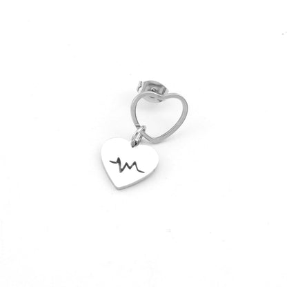Heartbeat Drop Earring