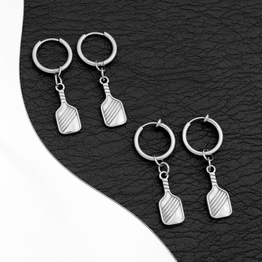 Bottle Hoop Drop Earring / Clip On Earring