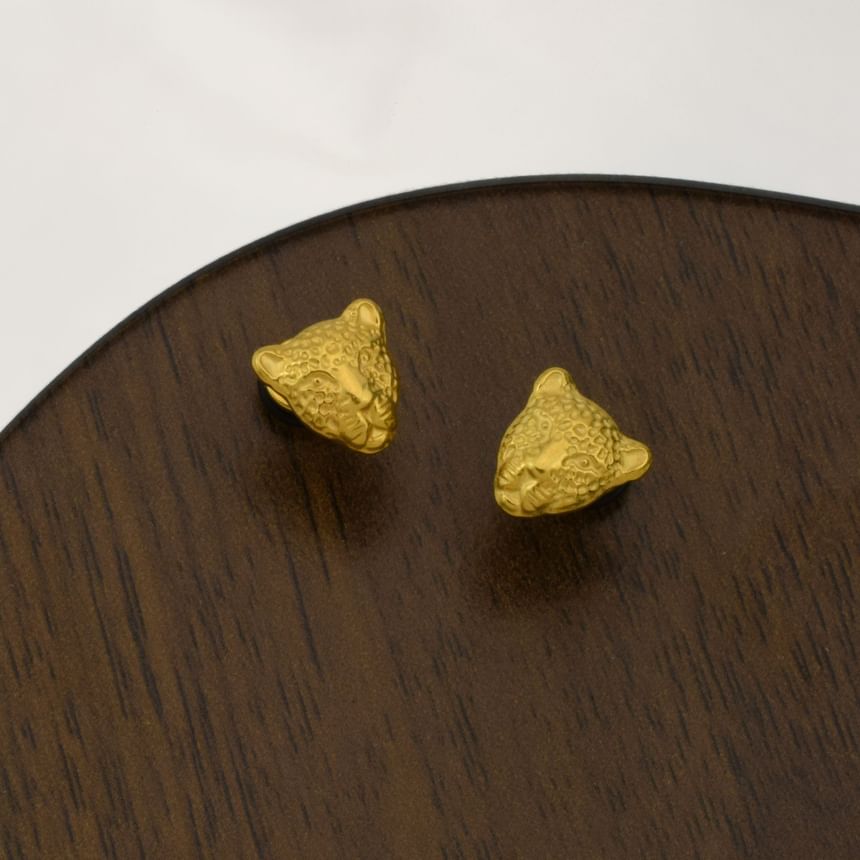Leopard Barbell Earring