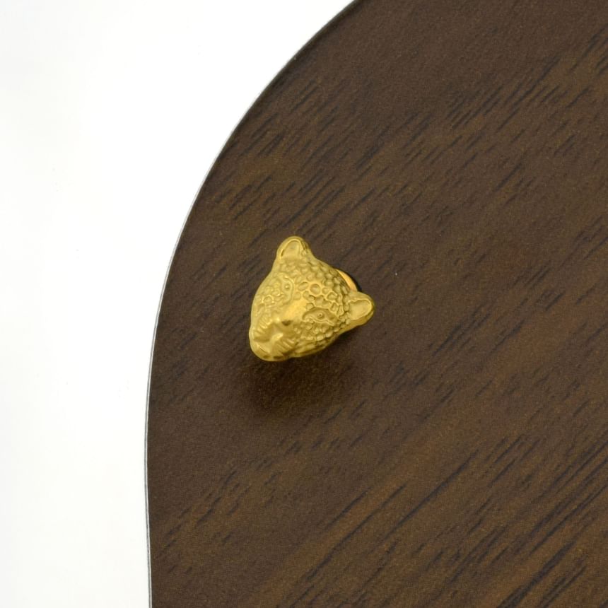 Leopard Barbell Earring