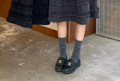 High Waist Ruffled Mini A-Line Skirt