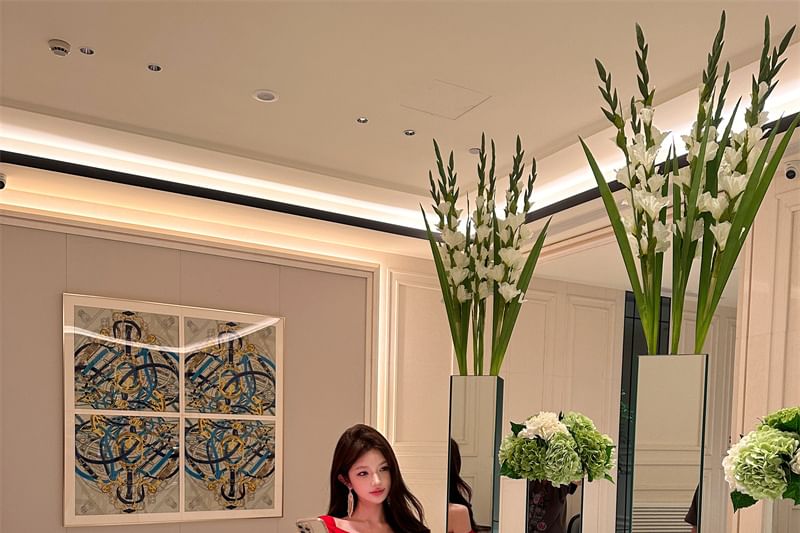 Off-Shoulder Plain Ruched Satin Mermaid Evening Dress