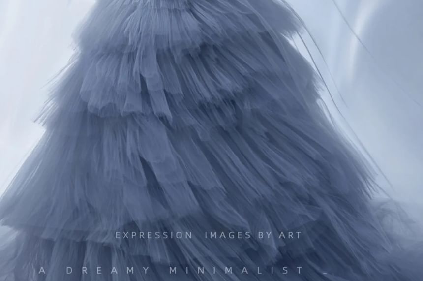 Strapless Plain Tiered Ruffle A-Line Evening Gown