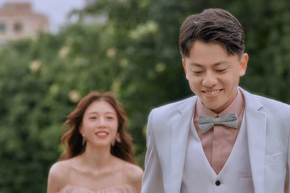 Spaghetti Strap Plain Ruffle Trim A-Line Evening Gown