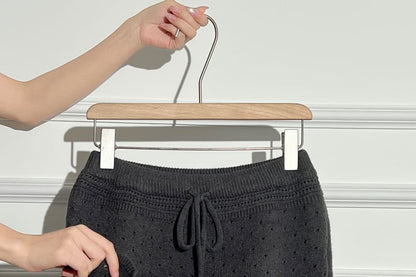 Ruffled-Trim Layered Mini Skirt - High Waist