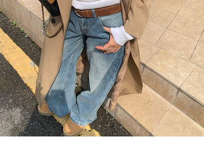Round Neck Long-Sleeve Knit Top