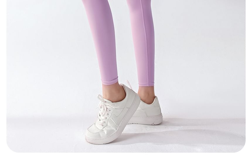 High Rise Skirt Overlay Yoga Leggings