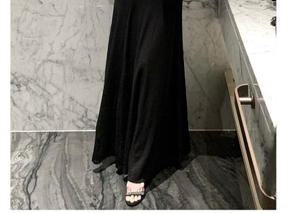 Off-Shoulder Two Tone A-Line Evening Dress