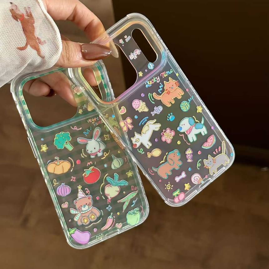Animal Holographic Phone Case