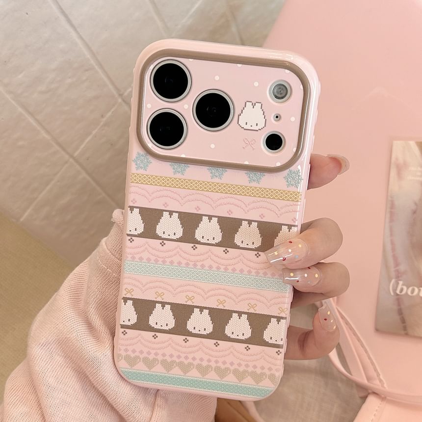 Rabbit Patterned Phone Case