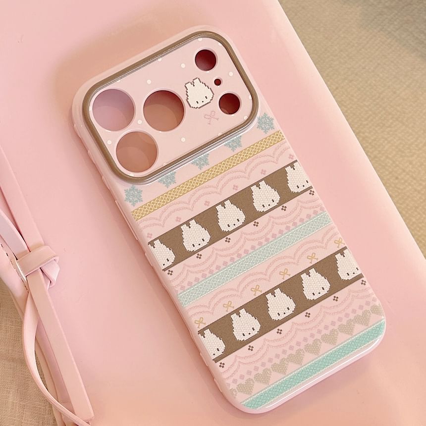 Rabbit Patterned Phone Case