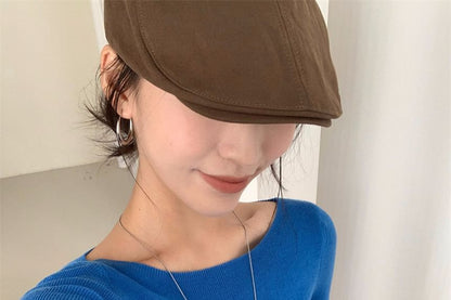 Ribbed Boat-Neck Long-Sleeve Knit Top