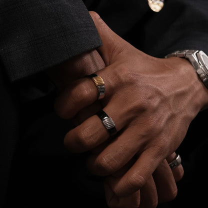Textured Alloy Ring